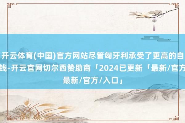 开云体育(中国)官方网站尽管匈牙利承受了更高的自然气价钱-开云官网切尔西赞助商「2024已更新「最新/官方/入口」